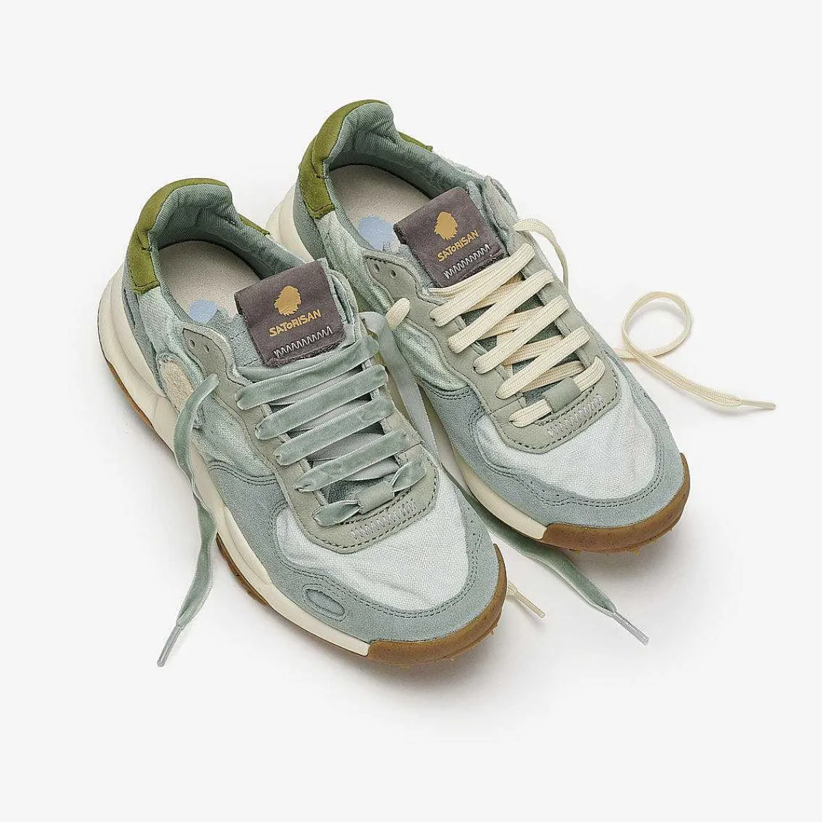 Clearance Satorisan Chacrona-Leinen | Camo Milky Jade