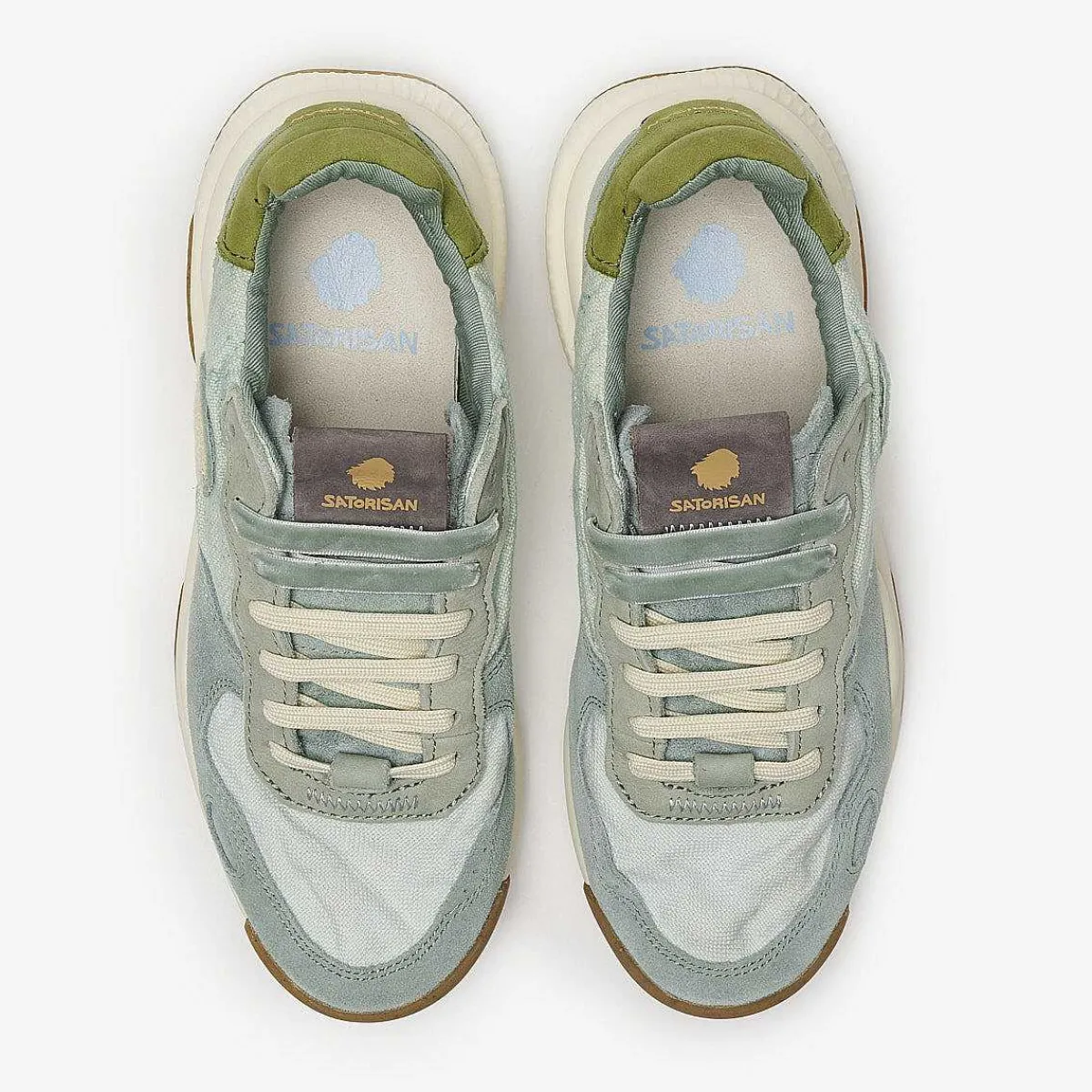 Clearance Satorisan Chacrona-Leinen | Camo Milky Jade