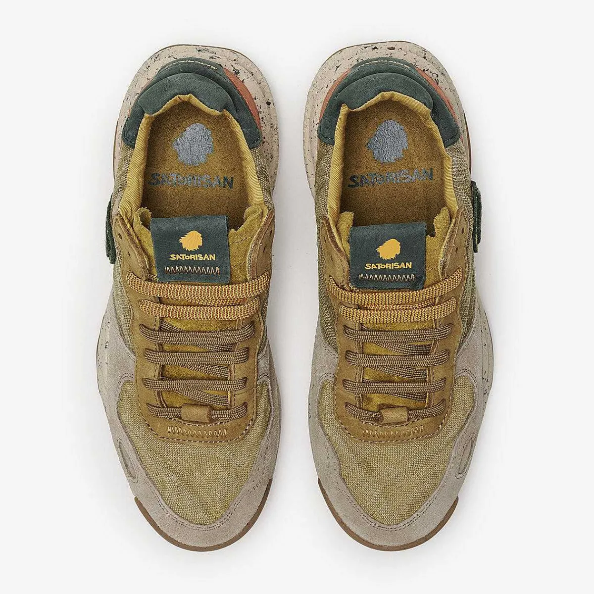 New Satorisan Chacrona-Leinen | Psychadelisches Khaki