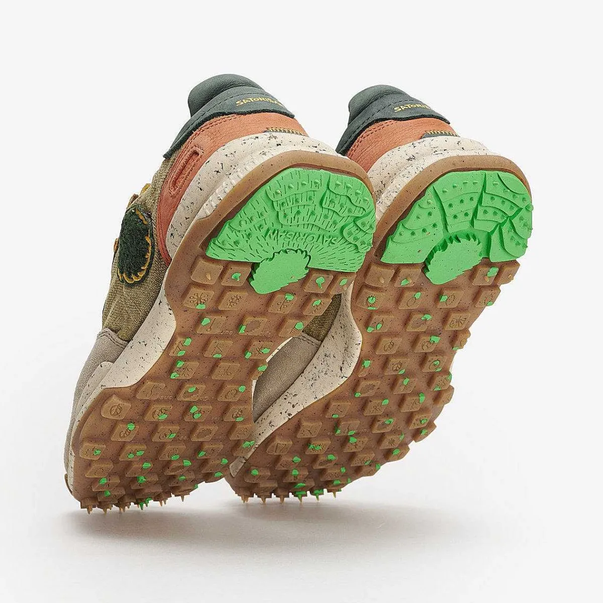 New Satorisan Chacrona-Leinen | Psychadelisches Khaki