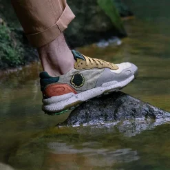 Satorisan Chacrona-Leinen | Psychadelisches Khaki
