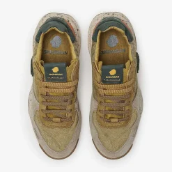 Satorisan Chacrona-Leinen | Psychadelisches Khaki