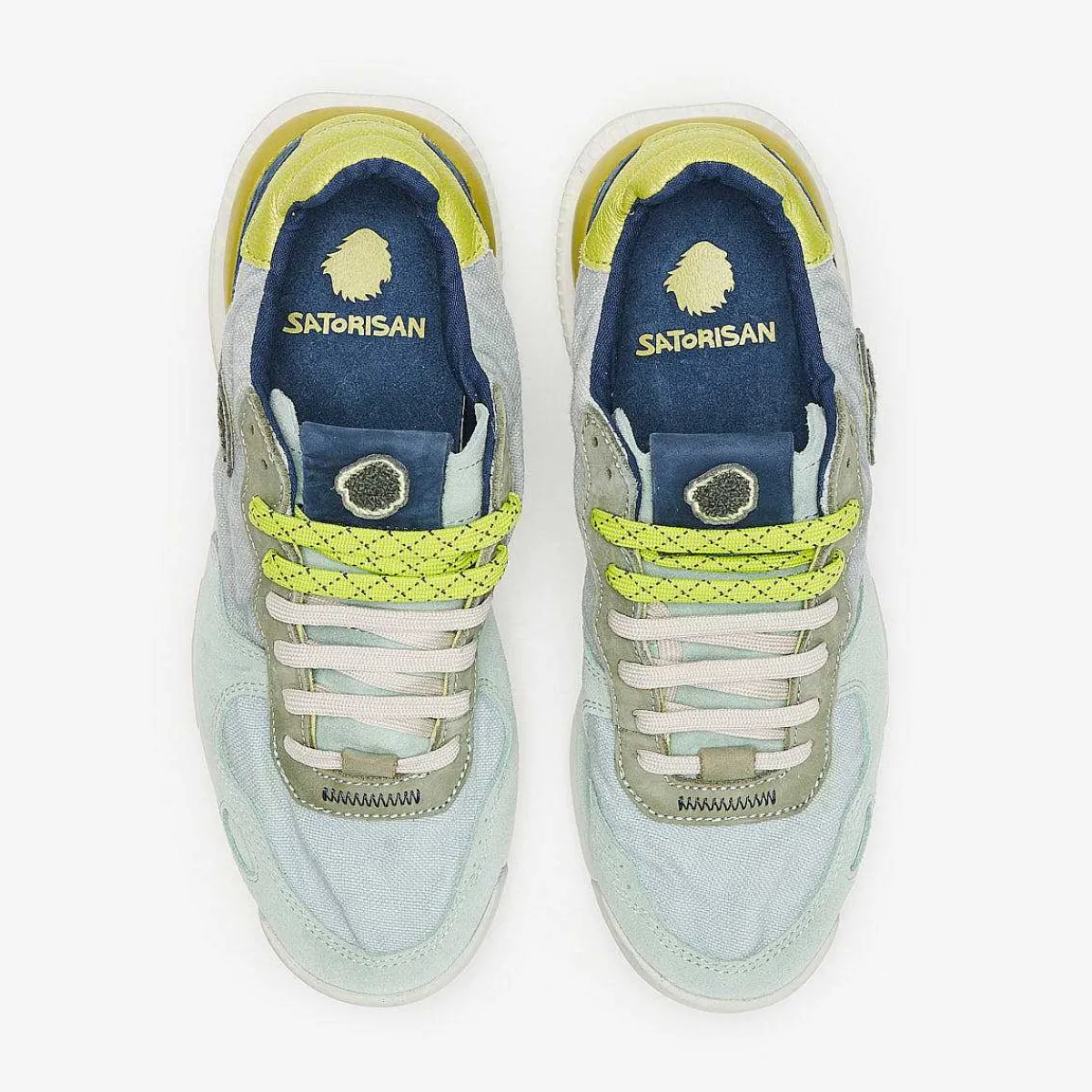 Sale Satorisan Chacrona-Leinen | Schwebendes Grau