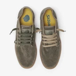 Hot Satorisan Heisei Wildleder | Tiefes Khaki/Gr