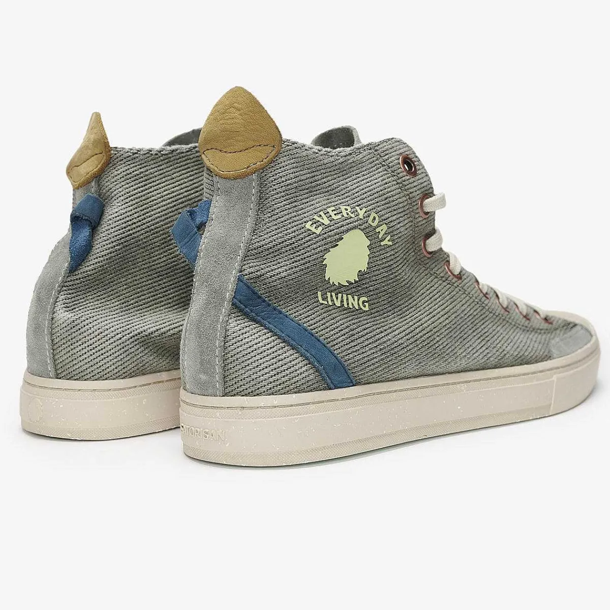 Outlet Satorisan Koto Mid Cotton Vintage | Khaki
