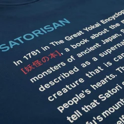 Online Satorisan Oversize-T-Shirt Aus Bio-Baumwolle | Herkunft Der Blauen Tinte