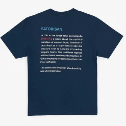 Online Satorisan Oversize-T-Shirt Aus Bio-Baumwolle | Herkunft Der Blauen Tinte