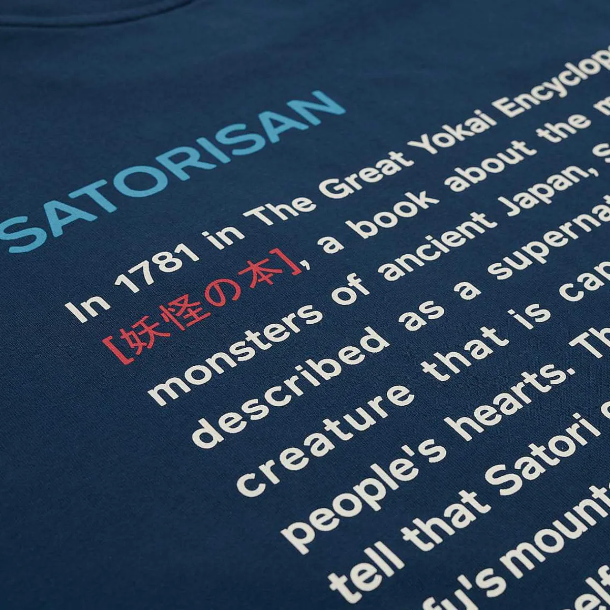 Best Satorisan Oversize-T-Shirt Aus Bio-Baumwolle | Herkunft Der Blauen Tinte