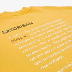 Satorisan Sweatshirt Oversize Bio-Baumwolle | Primarer Gelber Ursprung