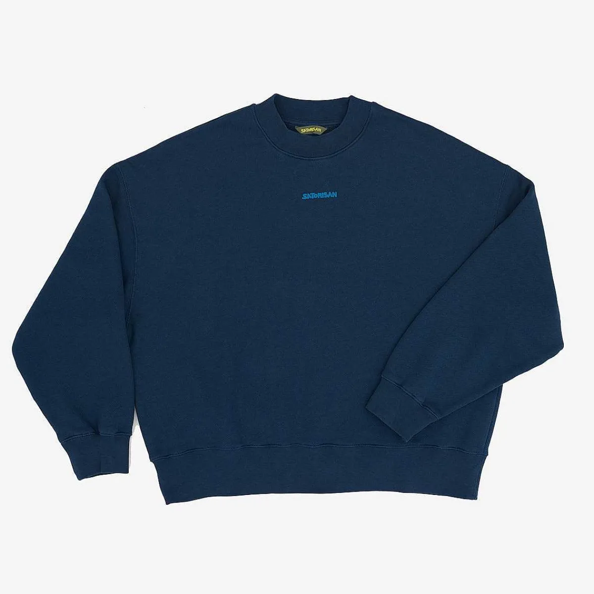 Online Satorisan Sweatshirt Oversize Bio-Baumwolle | Blaue Tinte