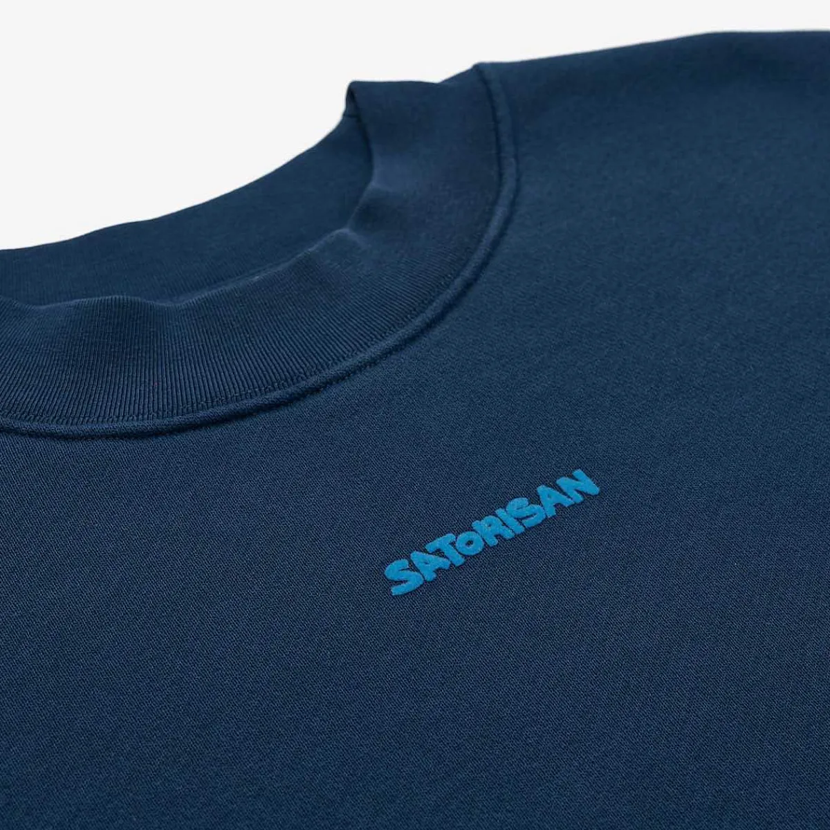 Online Satorisan Sweatshirt Oversize Bio-Baumwolle | Blaue Tinte