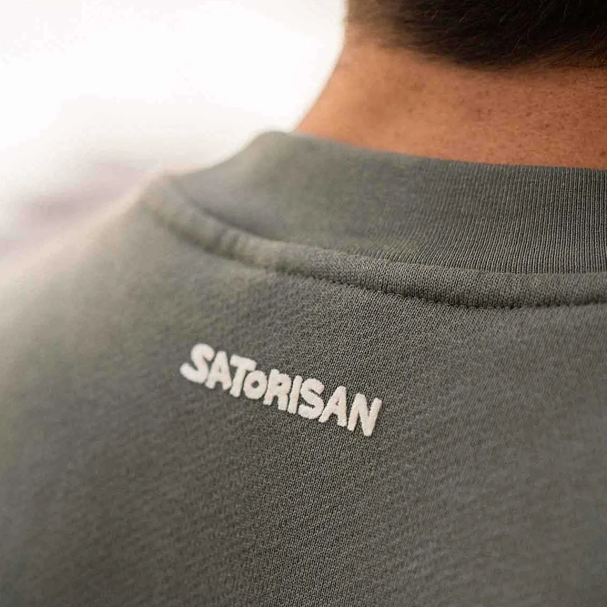 New Satorisan Sweatshirt Oversize Bio-Baumwolle | Wildes Gras