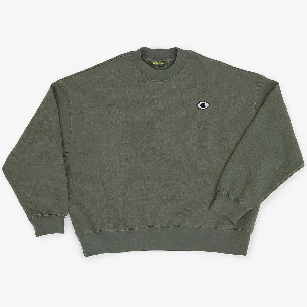 New Satorisan Sweatshirt Oversize Bio-Baumwolle | Wildes Gras