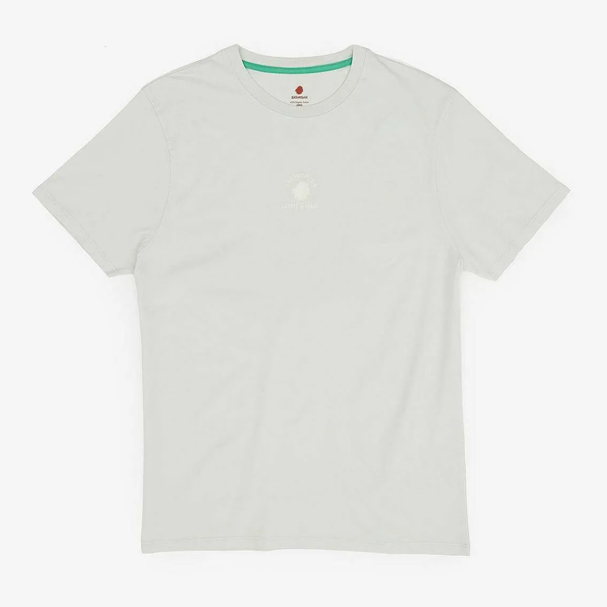 New Satorisan T-Shirt Aus Bio-Baumwolle Mit Normaler Passform | Kristalliner Gruner Freiheitsstaat