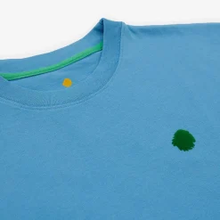 Best Satorisan T-Shirt Oversize Bio-Baumwolle | Beruhigendes Blaues Satori-Auge