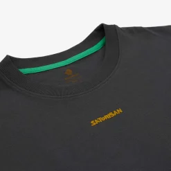 Online Satorisan T-Shirt Oversize Bio-Baumwolle | Kohle-Herzauge
