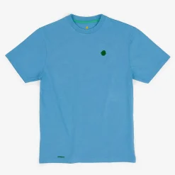 Outlet Satorisan T-Shirt Oversize Bio-Baumwolle | Beruhigendes Blaues Satori-Auge