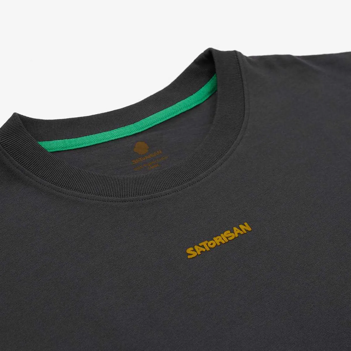 Discount Satorisan T-Shirt Oversize Bio-Baumwolle | Kohle-Herzauge