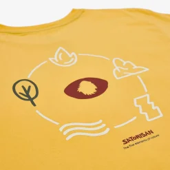 New Satorisan T-Shirt Regular Fit Bio-Baumwolle | Primargelb 5 Elemente