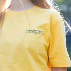 New Satorisan T-Shirt Regular Fit Bio-Baumwolle | Primargelb 5 Elemente