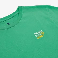 Satorisan T-Shirt Regular Fit Bio-Baumwolle | Aloe Vera Folge Deinem Herzen