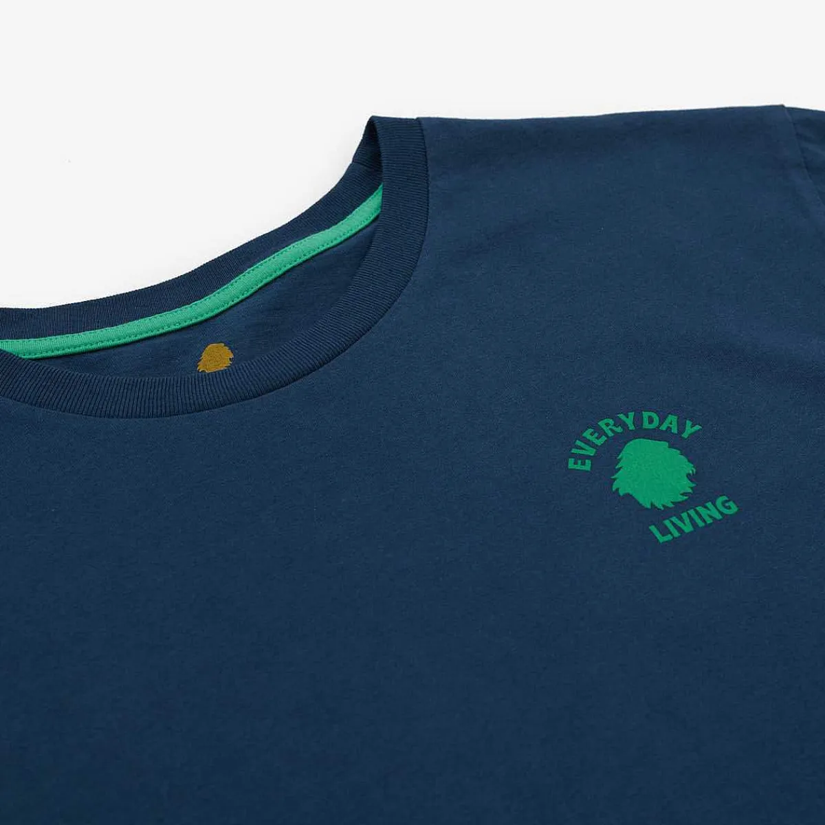 Clearance Satorisan T-Shirt Regular Fit Bio-Baumwolle | Blaue Tinte Jeden Tag Leben