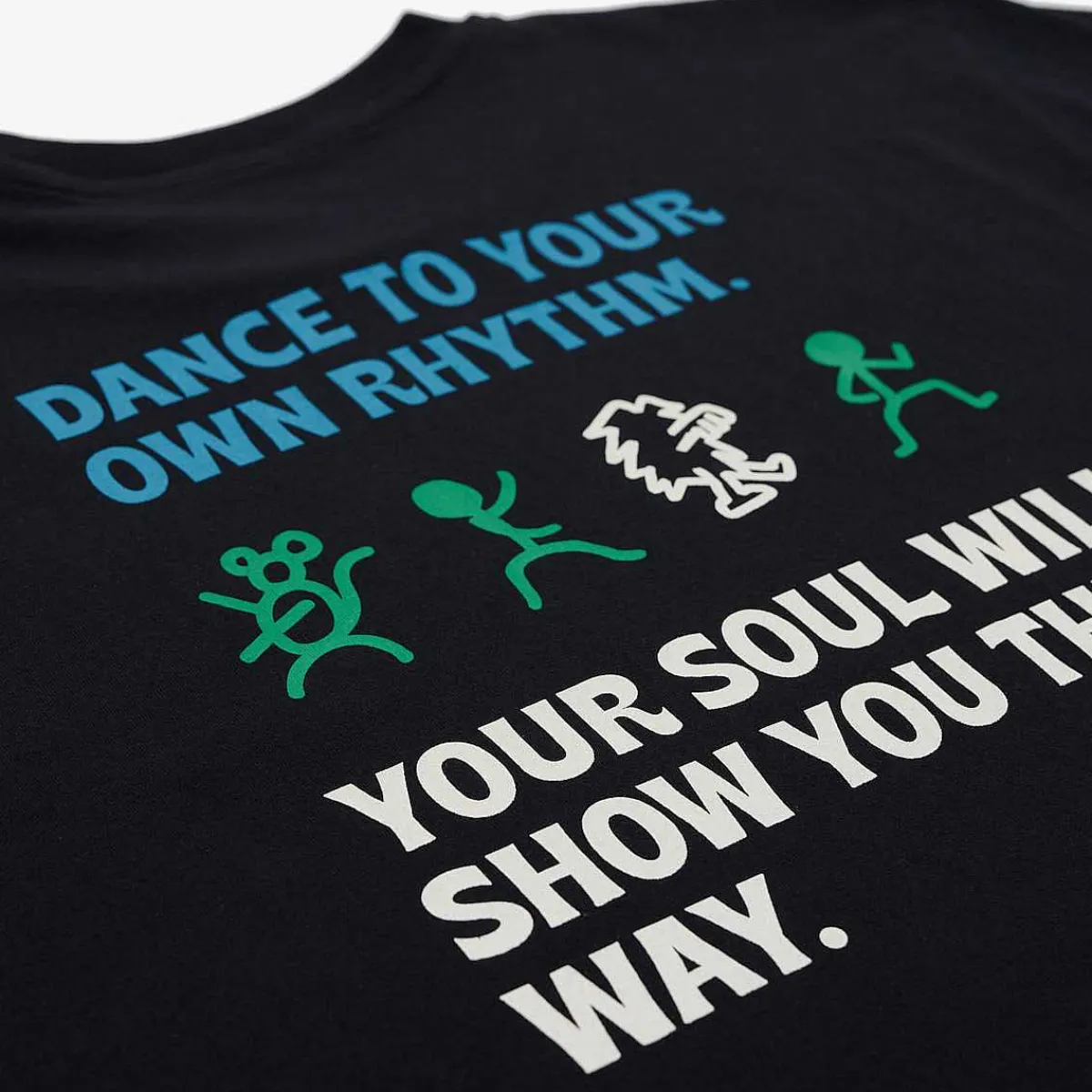 Online Satorisan T-Shirt Regular Fit Bio-Baumwolle | Black Dance Your Own Rhythm