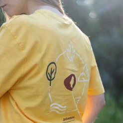 Clearance Satorisan T-Shirt Regular Fit Bio-Baumwolle | Primargelb 5 Elemente